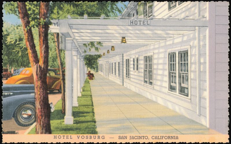 Hotel Vosburg, San Jacinto, California