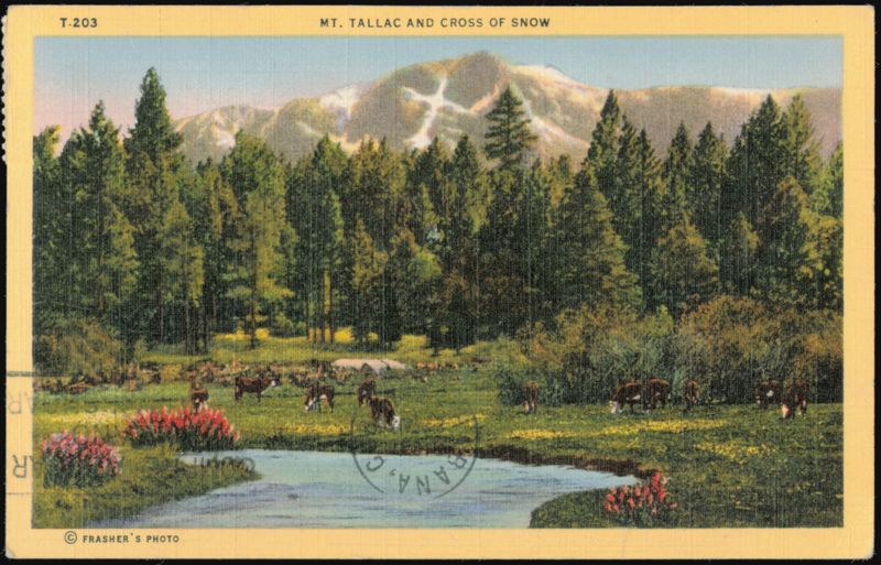 Mt. Tallac and Cross of Snow, Lake Tahoe Region California