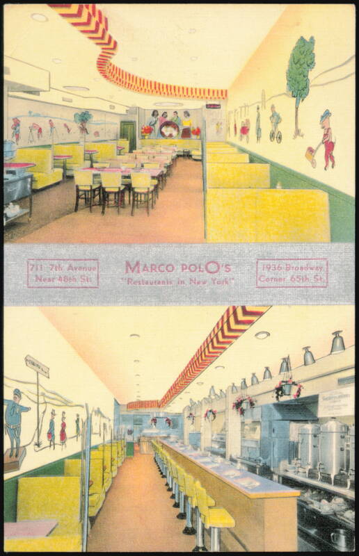 Marco Polo's Restaurants in New York City Interior Views