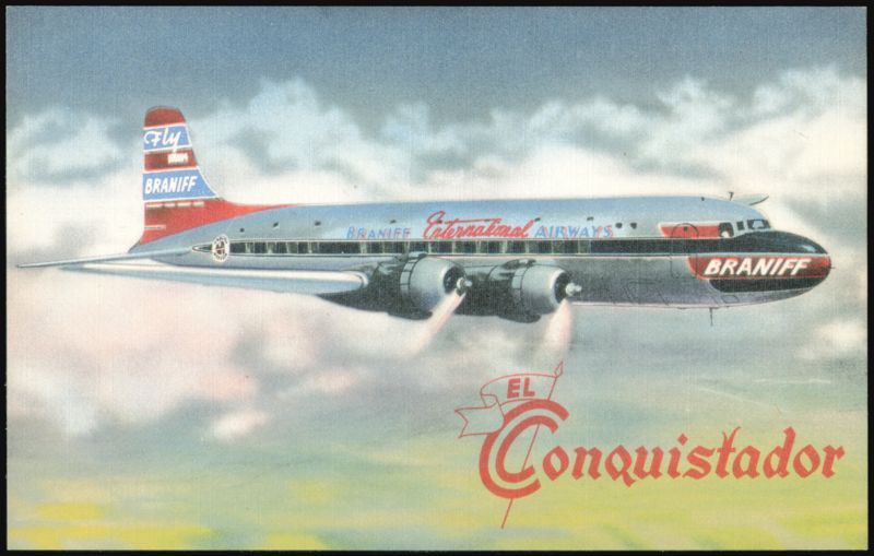 Braniff International Airways DC-6 El Conquistador