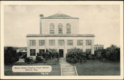 Santa Rosa County Court House, Milton, Florida Postcard