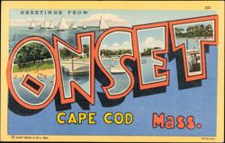 Greetings From Onset, Cape Cod, Massachusetts Postcard