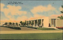 Temple Israel, West Palm Beach, Florida Postcard
