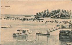 Double Beach, Branford, Connecticut Postcard