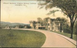 Officers' Quarters, Virginia Military Institute Postcard