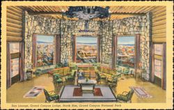 Sun Lounge, Grand Canyon Lodge, North Rim Postcard
