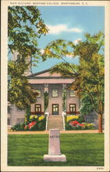Main Building, Wofford College, Spartanburg, South Carolina Postcard