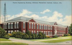 Textile Engineering Building, Alabama Polytechnic Institute Postcard
