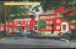 St. Patrick's Hospital Building Exterior Postcard