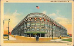 Ebbets Field, Brooklyn, New York Postcard