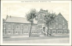 First Presbyterian Church, Marshfield, Wisconsin Postcard