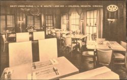Swift Creek Farms Restaurant, Colonial Heights, Virginia Postcard