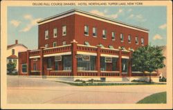 Hotel Northland, Deluxe Full Course Dinners Postcard