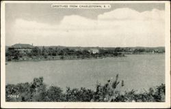 Sea View Cabins, Charlestown, Rhode Island Postcard
