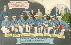 World Champion Litter Greyhound Racers, West Flagler Kennel Postcard