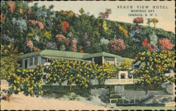 Beach View Hotel, Montego Bay, Jamaica Postcard