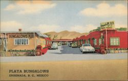 Playa Bungalows, Ensenada, Mexico Postcard