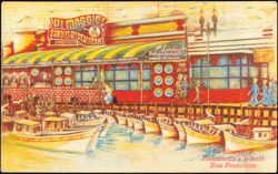 Joe Di Maggio's Famous Restaurant, Fisherman's Wharf Postcard