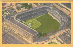 Ebbets Field, Brooklyn, New York Postcard