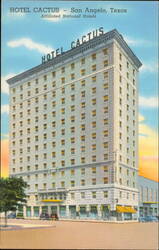 Hotel Cactus, Affiliated National Hotels Postcard
