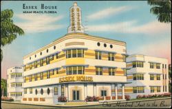 Essex House Hotel and Apartments, Miami Beach, Florida Postcard