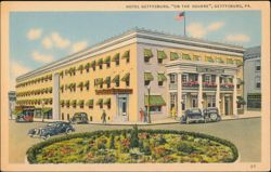 Hotel Gettysburg on the Square Postcard