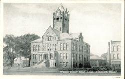 Warren County Court House, Monmouth, Illinois Postcard