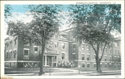 Monmouth Hospital Building, Monmouth, Illinois Postcard
