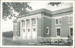 Monmouth College Gymnasium, Monmouth, Illinois Postcard