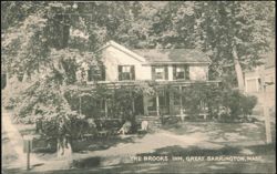 The Brooks Inn, Great Barrington, Massachusetts Postcard