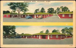Sylacauga Motel, 65 Rooms and 65 Tile Baths Postcard