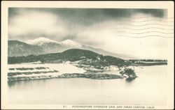 Puddingstone Diversion Dam, San Dimas Canyon Postcard