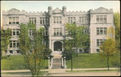 Administration Building and High School, Rockhurst College Postcard