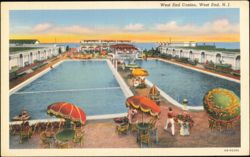 West End Casino Swimming Pools, Long Branch, New Jersey Postcard
