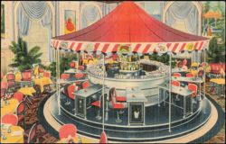 The Copley Plaza Hotel Carousel Room Bar Postcard