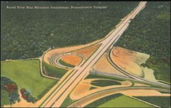 Blue Mountain Interchange, Pennsylvania Turnpike Postcard