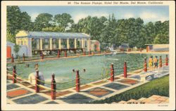 The Roman Plunge, Hotel Del Monte Postcard