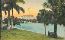 Across Mirror Lake, Saint Petersburg, Florida Postcard