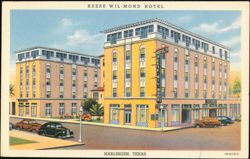 Reese Wil-Mond Hotel, Harlingen, Texas Postcard