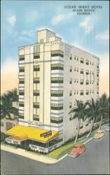 Ocean Spray Hotel, 42nd Street and Collins Avenue Postcard