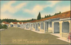 Jones Tourist Court, U.S. 41, Cartersville, Georgia Postcard