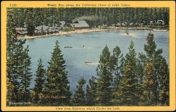 Meeks Bay Resort, West Shore of Lake Tahoe Postcard