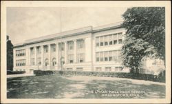 Lyman Hall High School, Wallingford, Connecticut Postcard