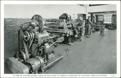 Harrisburg Autoparts Co. Machine Shop Motor Rebuilding Postcard