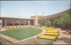 Alameda and Contra Costa Counties Exhibit, Treasure Island Postcard