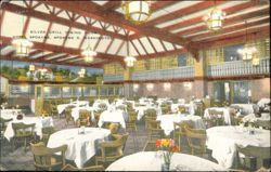 Silver Grill Dining Room, Hotel Spokane, Washington Postcard