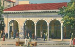 Open Air Post Office, St. Petersburg, Florida Postcard