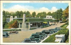 Ausable Chasm Entrance, New York Postcard