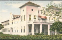 Hotel Blessing, Matagorda County Postcard
