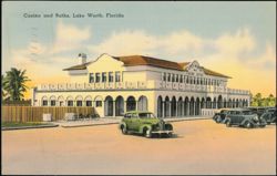 Casino and Baths, Lake Worth, Florida Postcard
